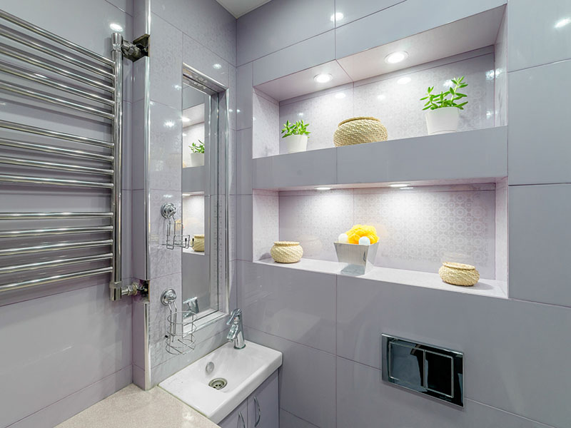 Зашивка ГКЛ в ванной комнате